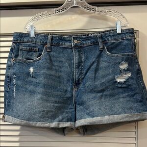 Old Navy O. G. High Rise Distressed Jean Shorts